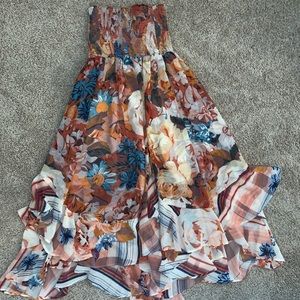 Anthropologie floral skirt